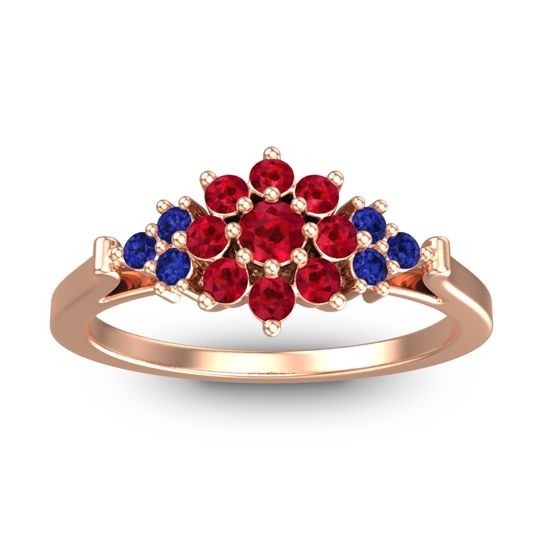 Statement Floral Pave Kuva Ring