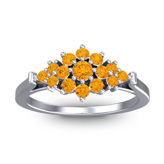 Statement Floral Pave Kuva Ring
