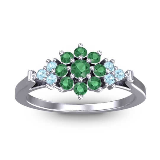 Statement Floral Pave Kuva Ring
