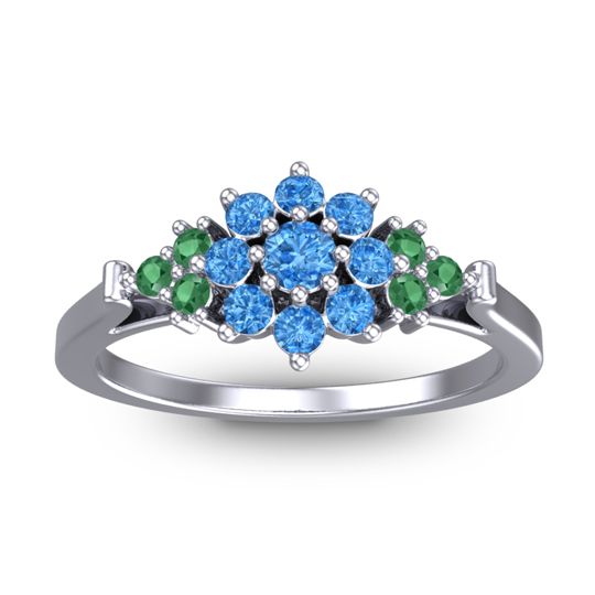 Statement Floral Pave Kuva Ring