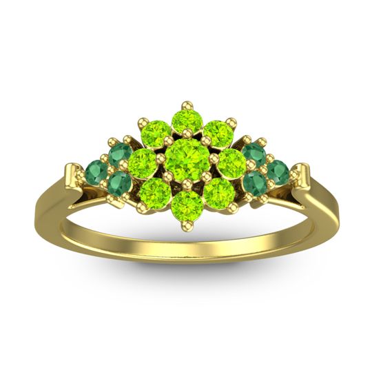 Statement Floral Pave Kuva Ring