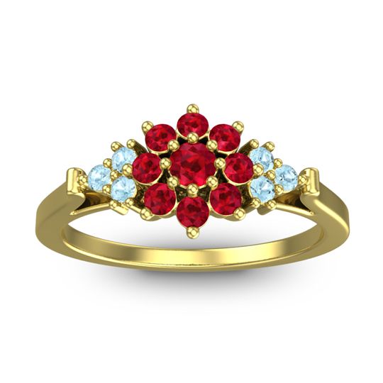 Statement Floral Pave Kuva Ring