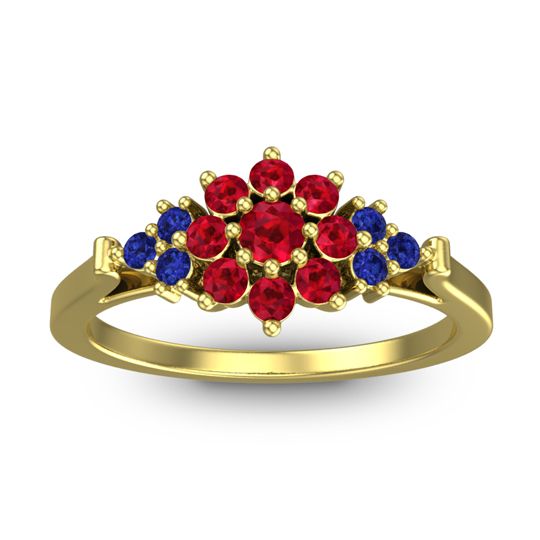 Statement Floral Pave Kuva Ring