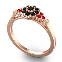 Statement Floral Pave Kuva Ring