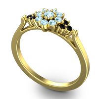 Statement Floral Pave Kuva Ring