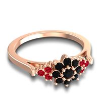Statement Floral Pave Kuva Ring