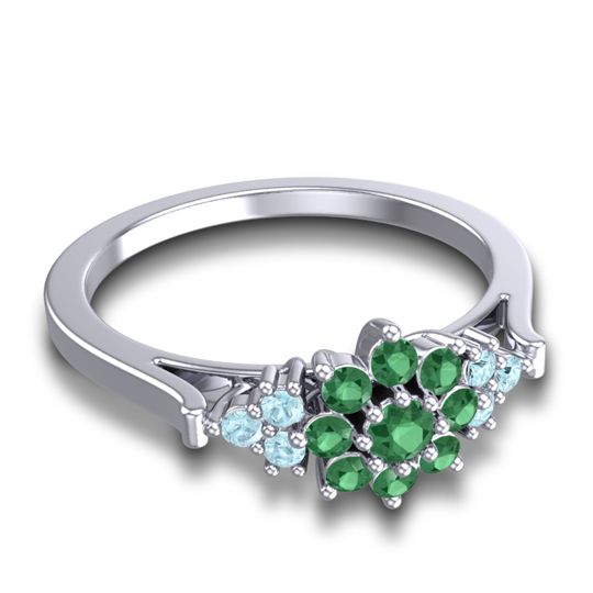 Statement Floral Pave Kuva Ring