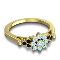Statement Floral Pave Kuva Ring