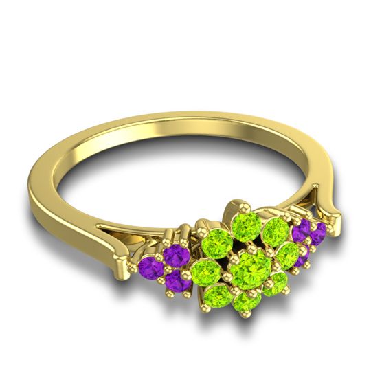 Statement Floral Pave Kuva Ring