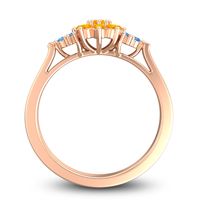 Statement Floral Pave Kuva Ring