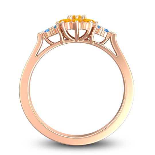Statement Floral Pave Kuva Ring