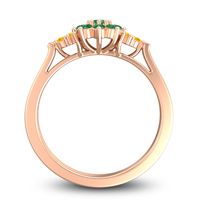 Statement Floral Pave Kuva Ring