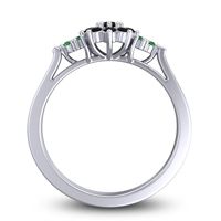 Statement Floral Pave Kuva Ring
