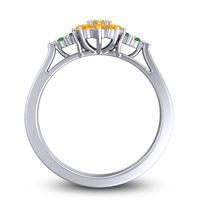 Statement Floral Pave Kuva Ring