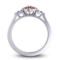 Statement Floral Pave Kuva Ring