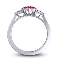 Statement Floral Pave Kuva Ring