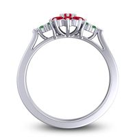 Statement Floral Pave Kuva Ring