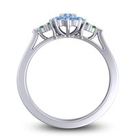 Statement Floral Pave Kuva Ring
