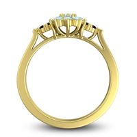 Statement Floral Pave Kuva Ring