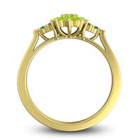 Statement Floral Pave Kuva Ring