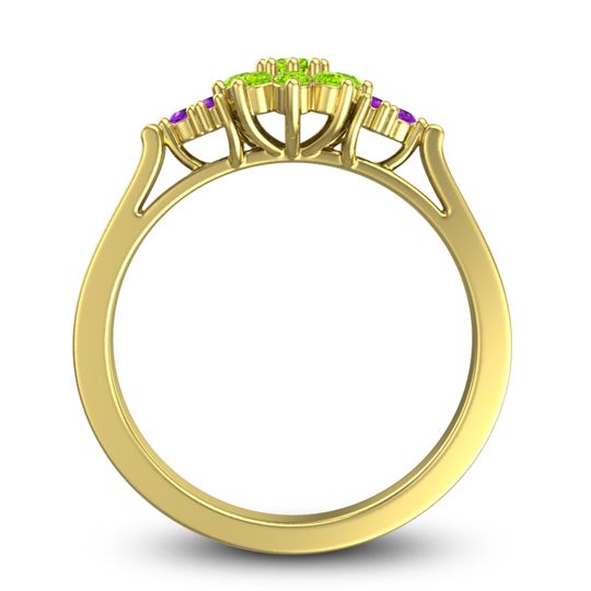 Statement Floral Pave Kuva Ring