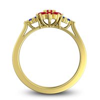 Statement Floral Pave Kuva Ring