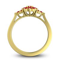 Statement Floral Pave Kuva Ring