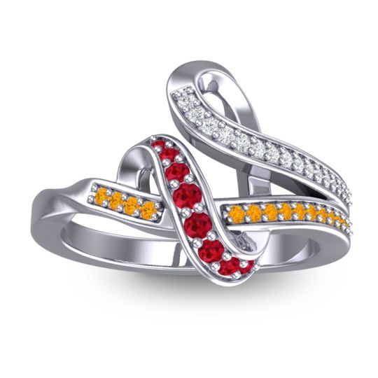 Simple Pave Jatila Ring