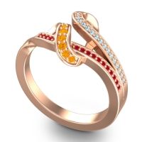 Simple Pave Jatila Ring