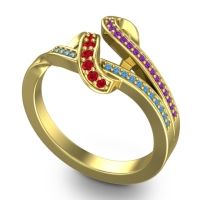 Simple Pave Jatila Ring
