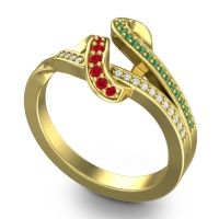 Simple Pave Jatila Ring