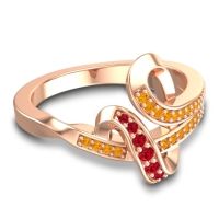 Simple Pave Jatila Ring