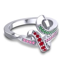 Simple Pave Jatila Ring