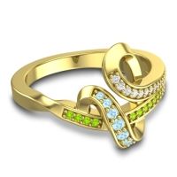 Simple Pave Jatila Ring