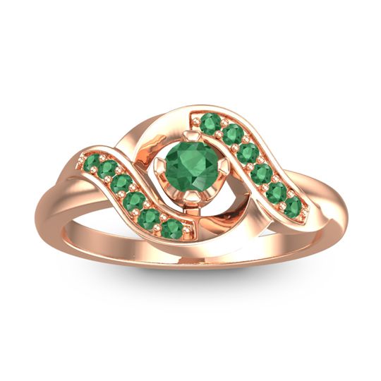 Petite Pave Udarka Ring