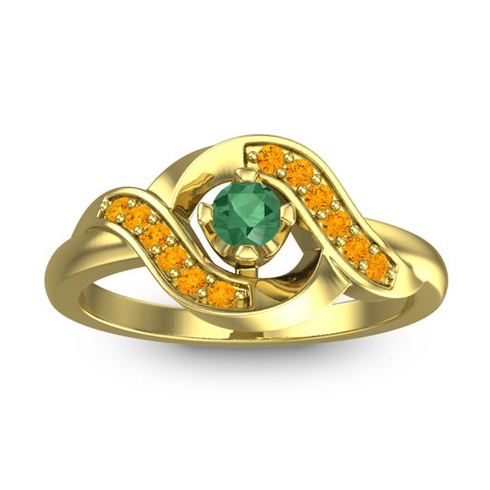 Petite Pave Udarka Ring