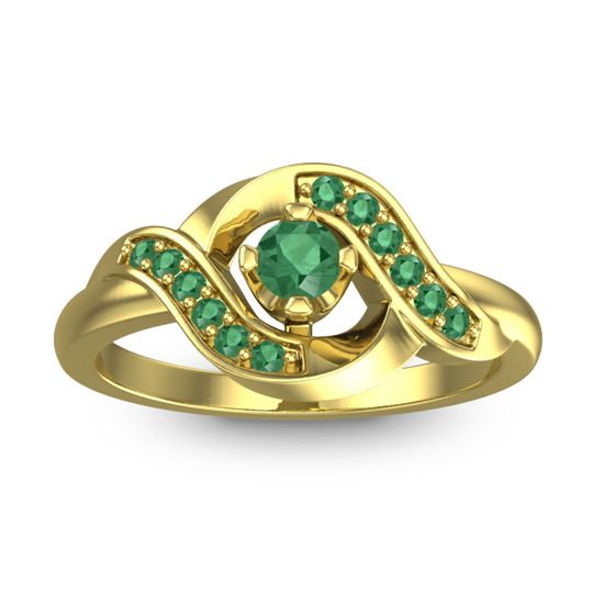 Petite Pave Udarka Ring