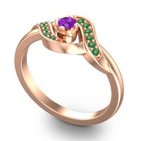 Petite Pave Udarka Ring