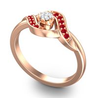 Petite Pave Udarka Ring