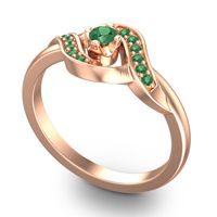 Petite Pave Udarka Ring