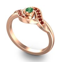 Petite Pave Udarka Ring