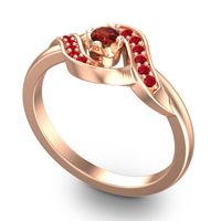Petite Pave Udarka Ring