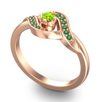 Petite Pave Udarka Ring