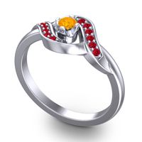 Petite Pave Udarka Ring