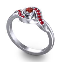 Petite Pave Udarka Ring