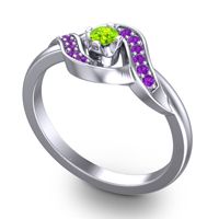 Petite Pave Udarka Ring