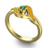 Petite Pave Udarka Ring