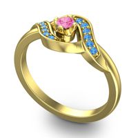 Petite Pave Udarka Ring
