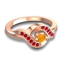 Petite Pave Udarka Ring