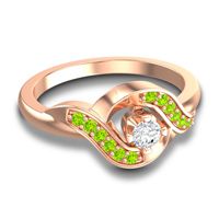 Petite Pave Udarka Ring